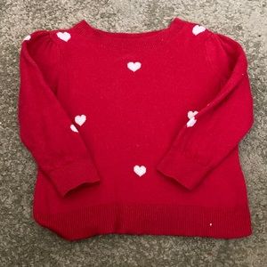 Baby GAP heart sweater size 12-18 months